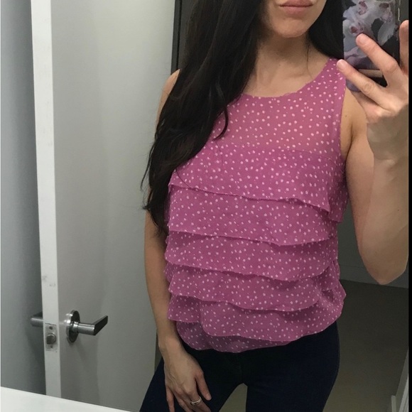 Victoria Secret (MODA) Polkadot Blouse Top, Size XS - Picture 1 of 4